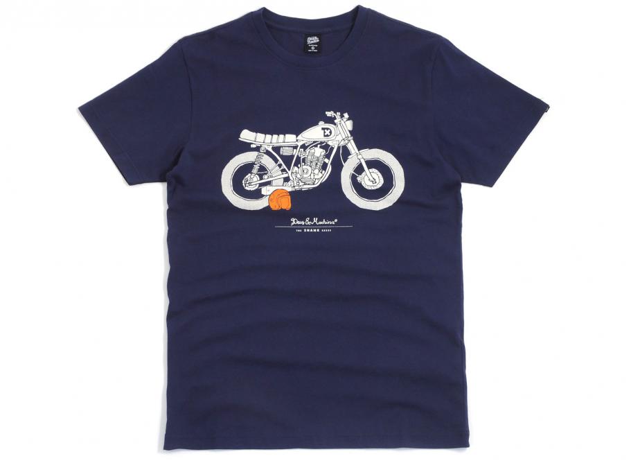  DEUS  EX MACHINA MAGLIETTA THE SHANK  NAVY Manzotti WearLab