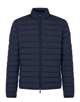 save the duck giubbino uomo d32430m modello lewis senza cappuccio colore blue black 90010