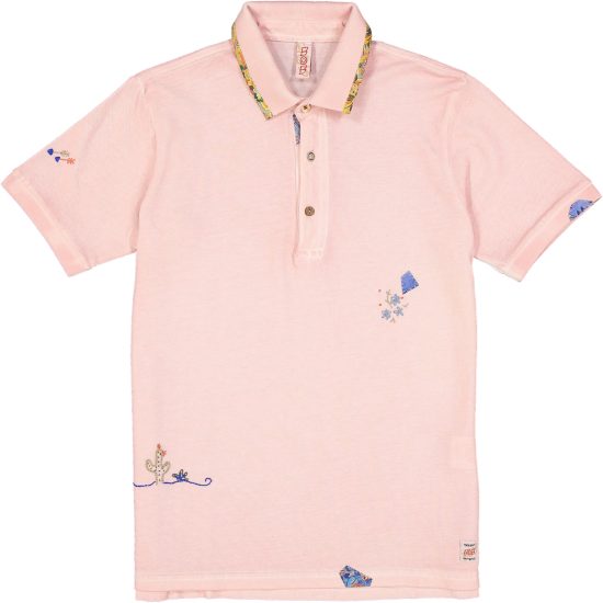 bob polo uomo modello ricky r00377 rosa