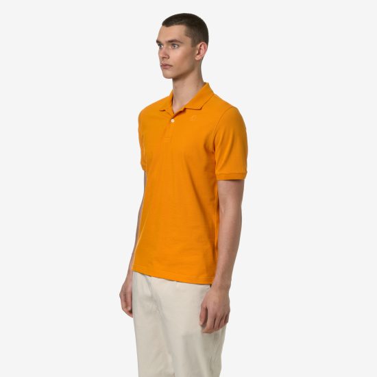 kway polo uomo modello amedee k5127bw m30 orange-md